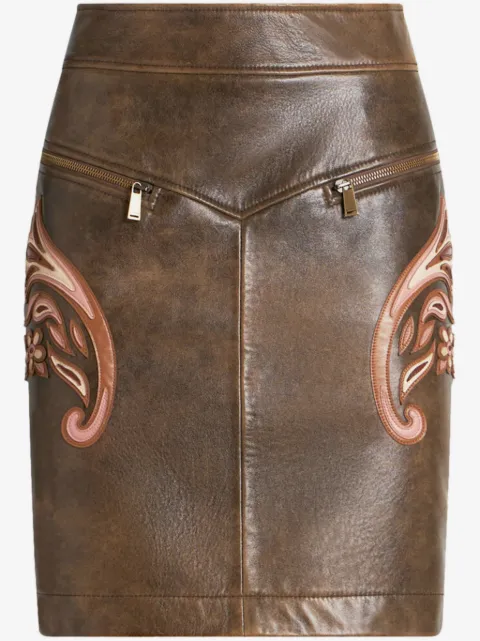 ETRO Klassischer Lederrock