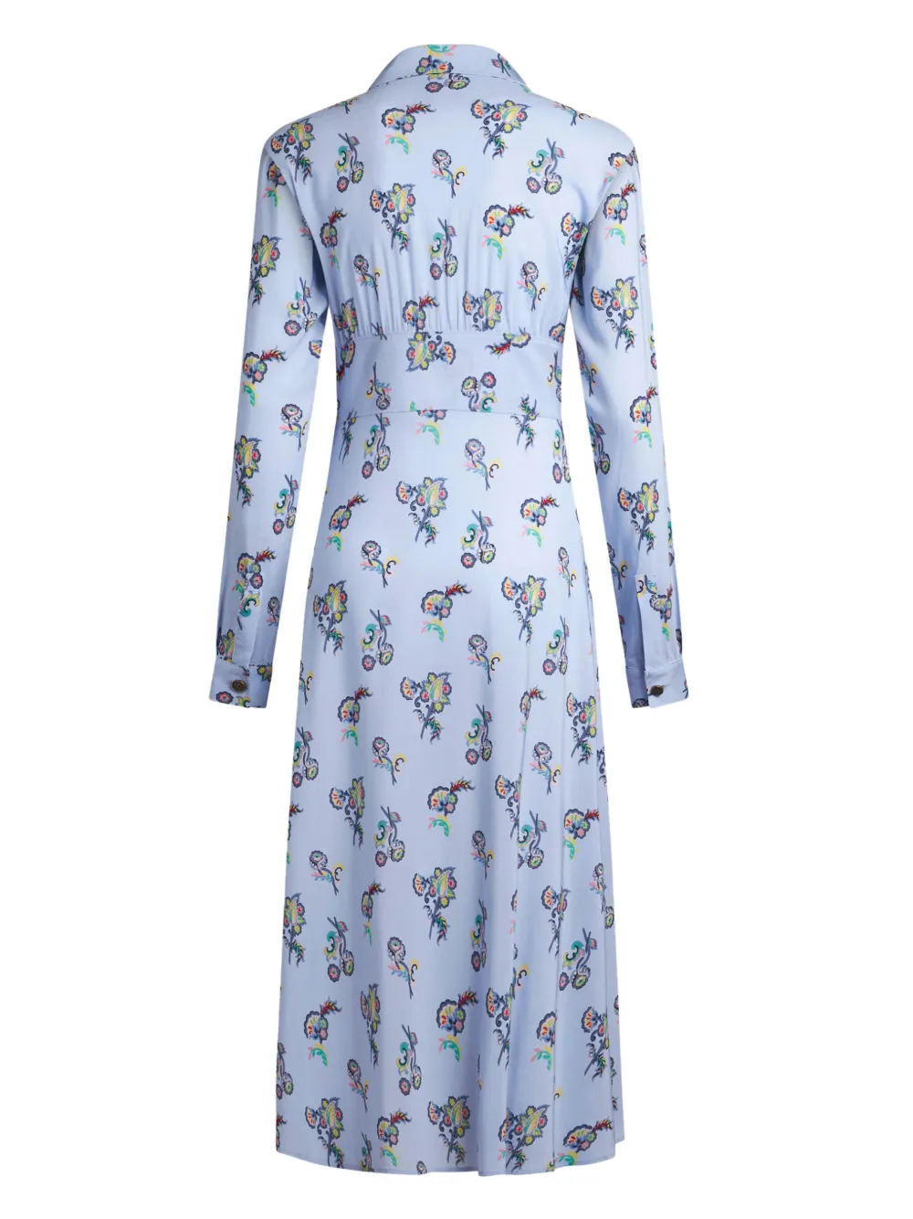 ETRO Blousejurk met print Blauw