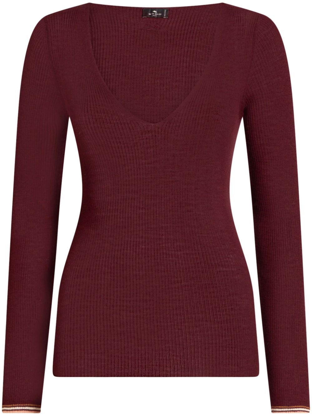 V-neck sweater