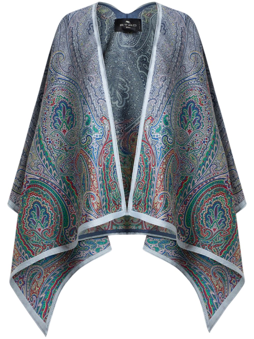 paisley jacquard cape