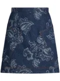 ETRO denim mini skirt - Blue