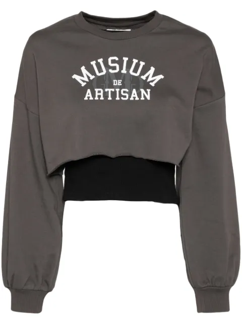 Musium Div. logo-printed sweatshirt