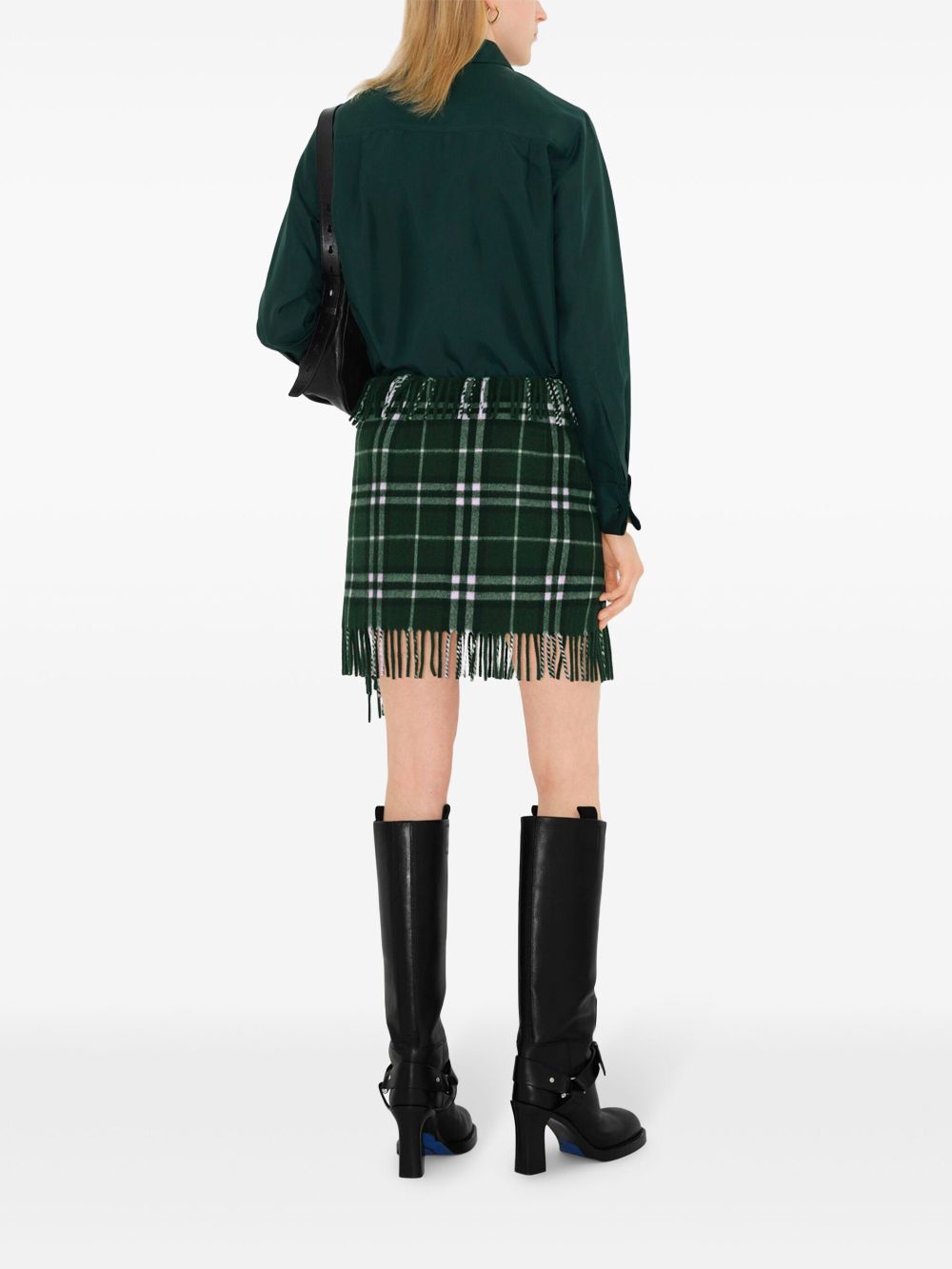 Burberry checked mini skirt Women