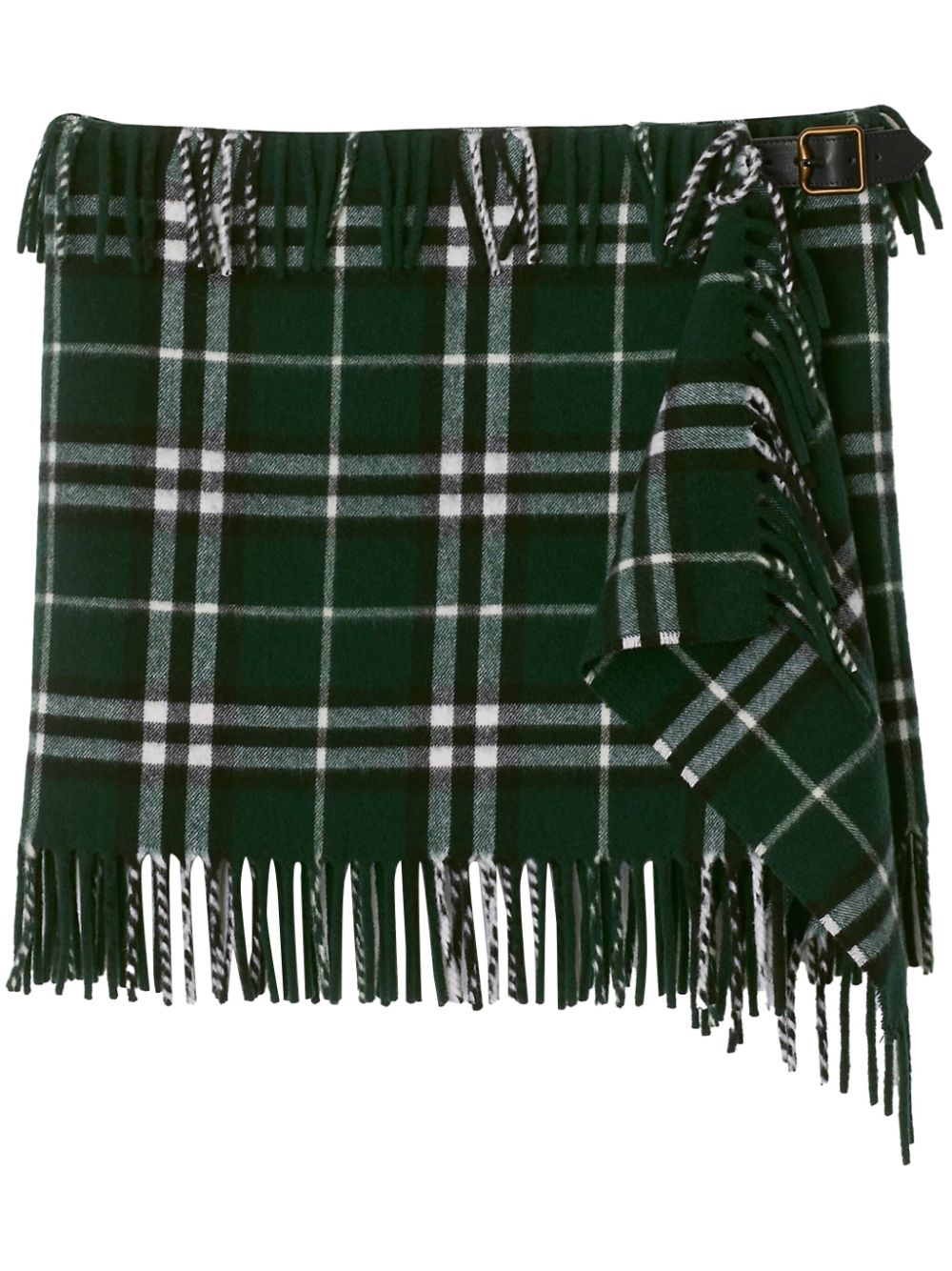 Burberry Geruite mini-rok Groen