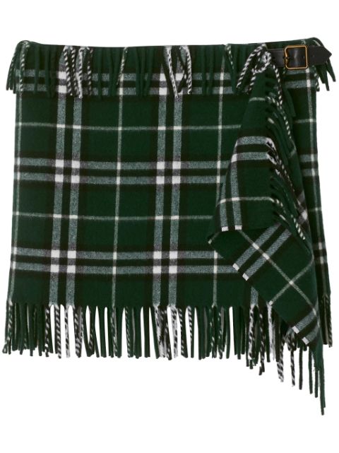 Burberry checked mini skirt Women