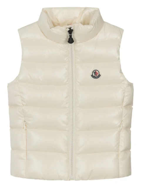 Moncler Enfant chaleco Ghany acolchado con cremallera
