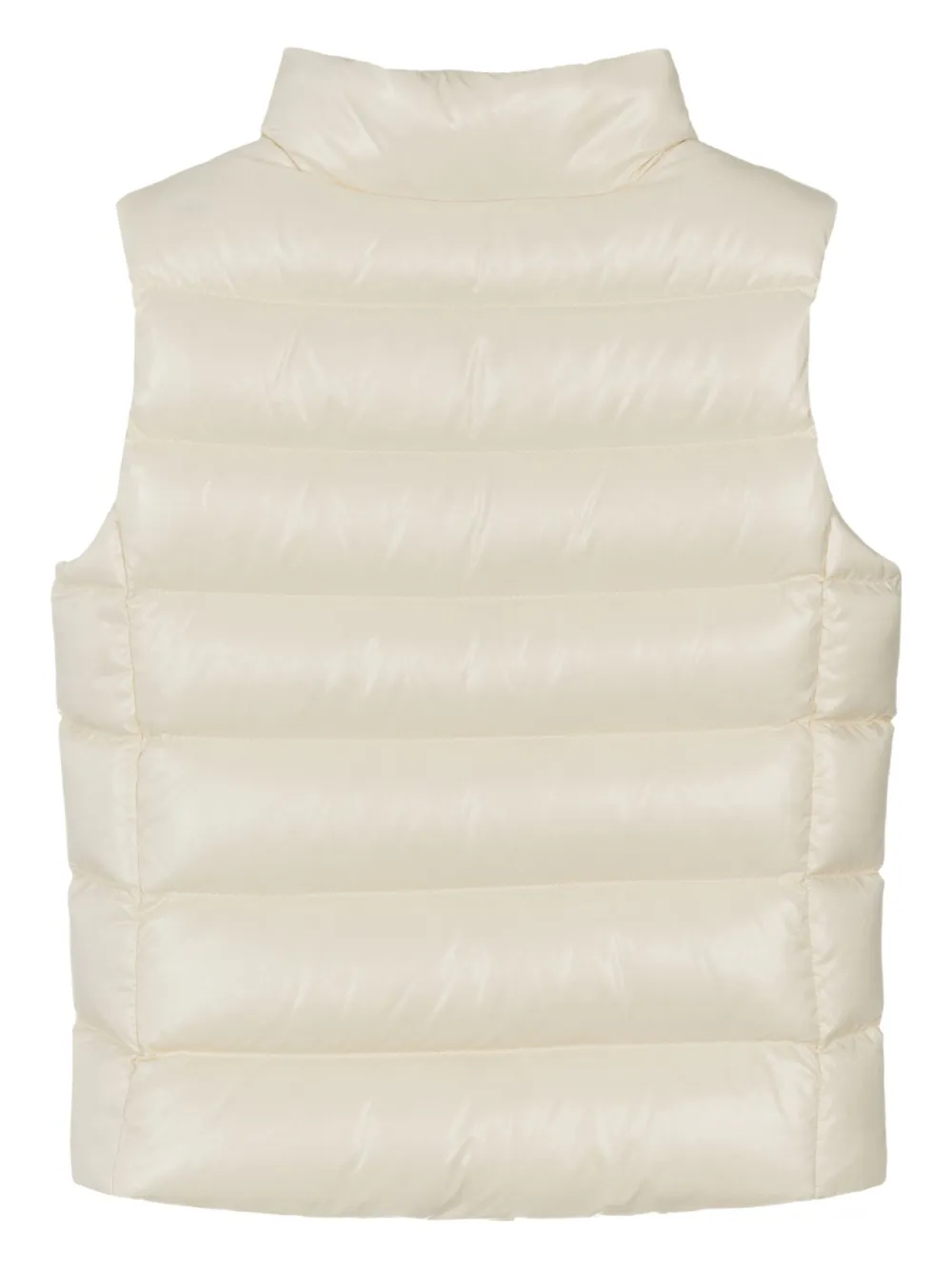Moncler Enfant Ghany gewatteerde bodywarmer met rits Beige