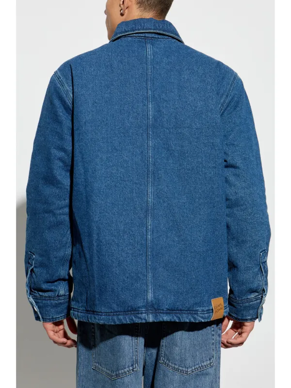ジップ フードデッド デニム ブルゾン | Maison Kitsuné