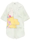 Fendi Pre-Owned Hairdo Girls pyjama set - Green