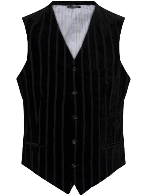 Yohji Yamamoto striped waistcoat