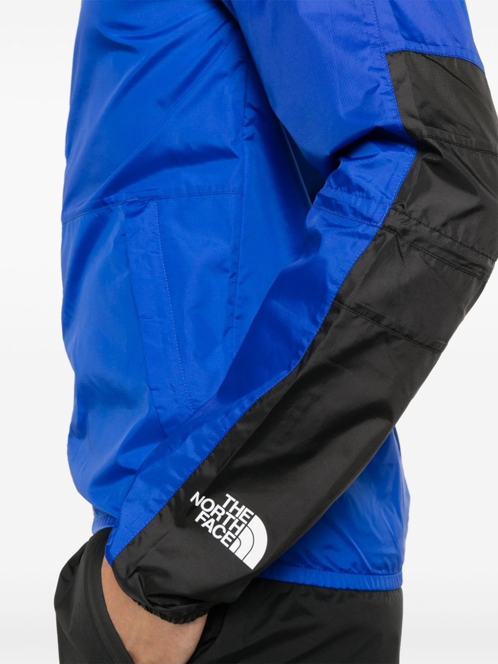 Shop The North Face Mountain Jacket In Blue