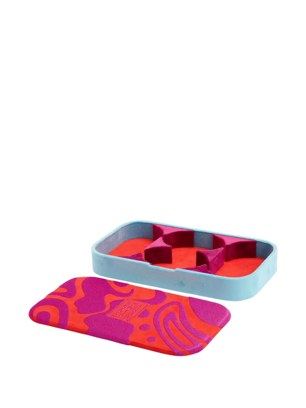 Wolf X Bea Bongiasca Textured Pattern Cosmetic Case
