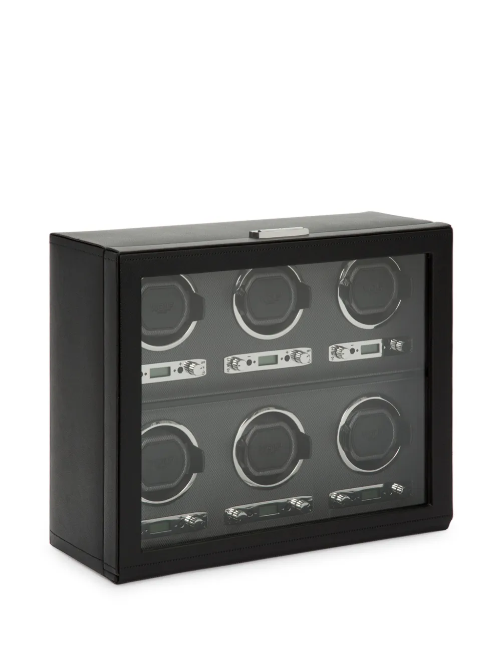  Wolf Six-piece Watch Winder - Black 