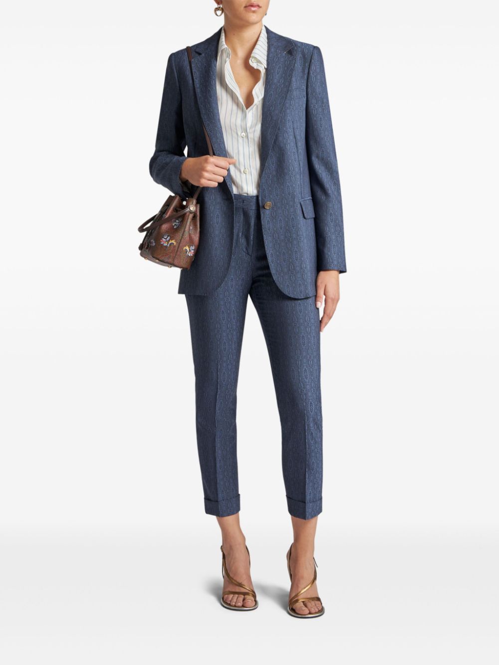 ETRO Wollen blazer - Blauw