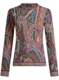 ETRO paisley-jacquard sweater - Blue