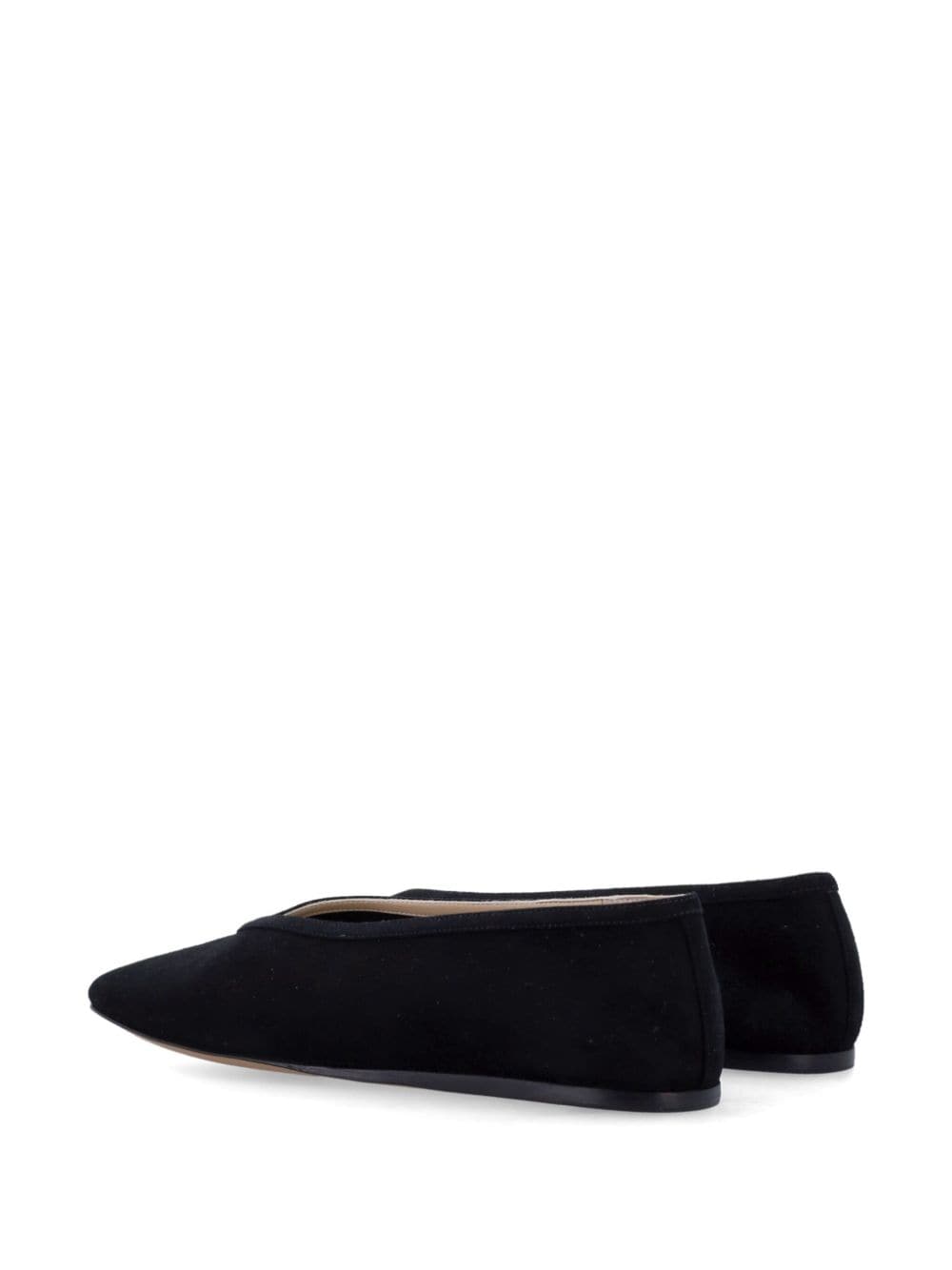 Shop Le Monde Beryl Luna Ballet Flats In Black