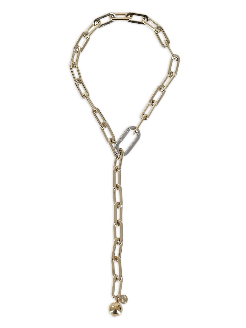 oval chain polished finish necklace