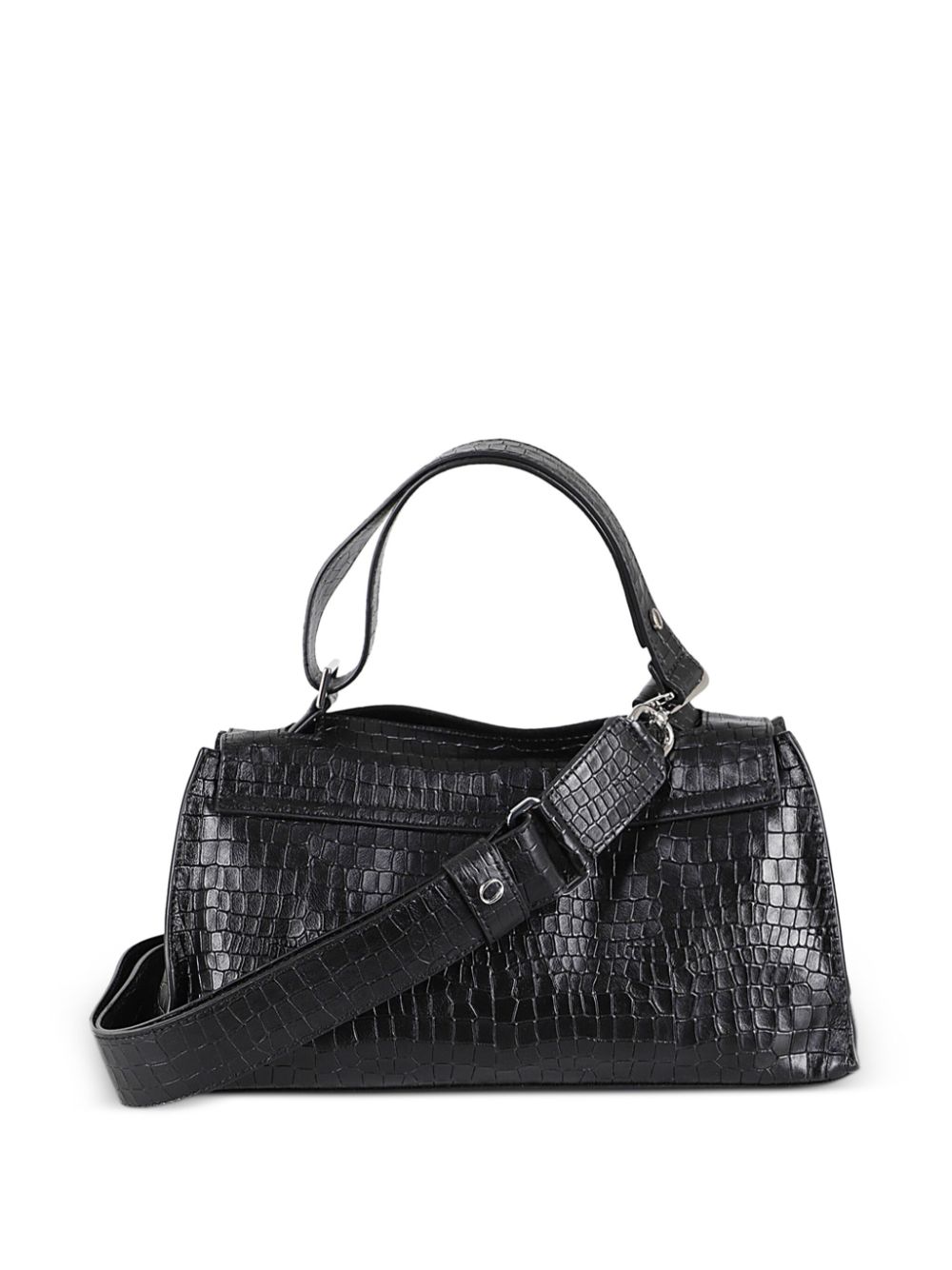 Shop Orciani Sveva Longuette Tote Bag In Black