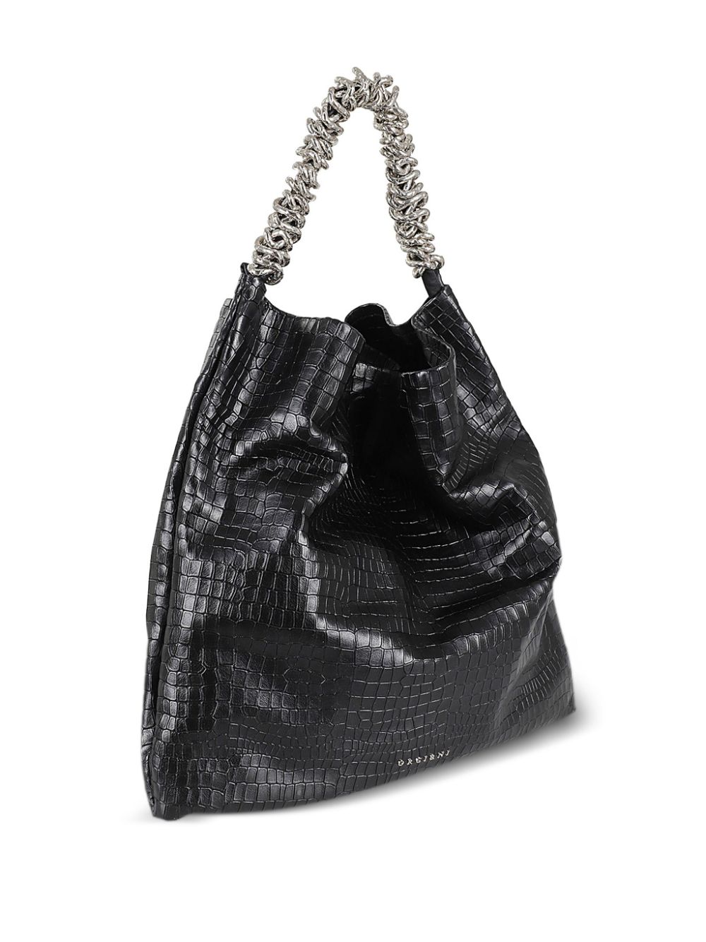 Shop Orciani Todo Shoulder Bag In Black