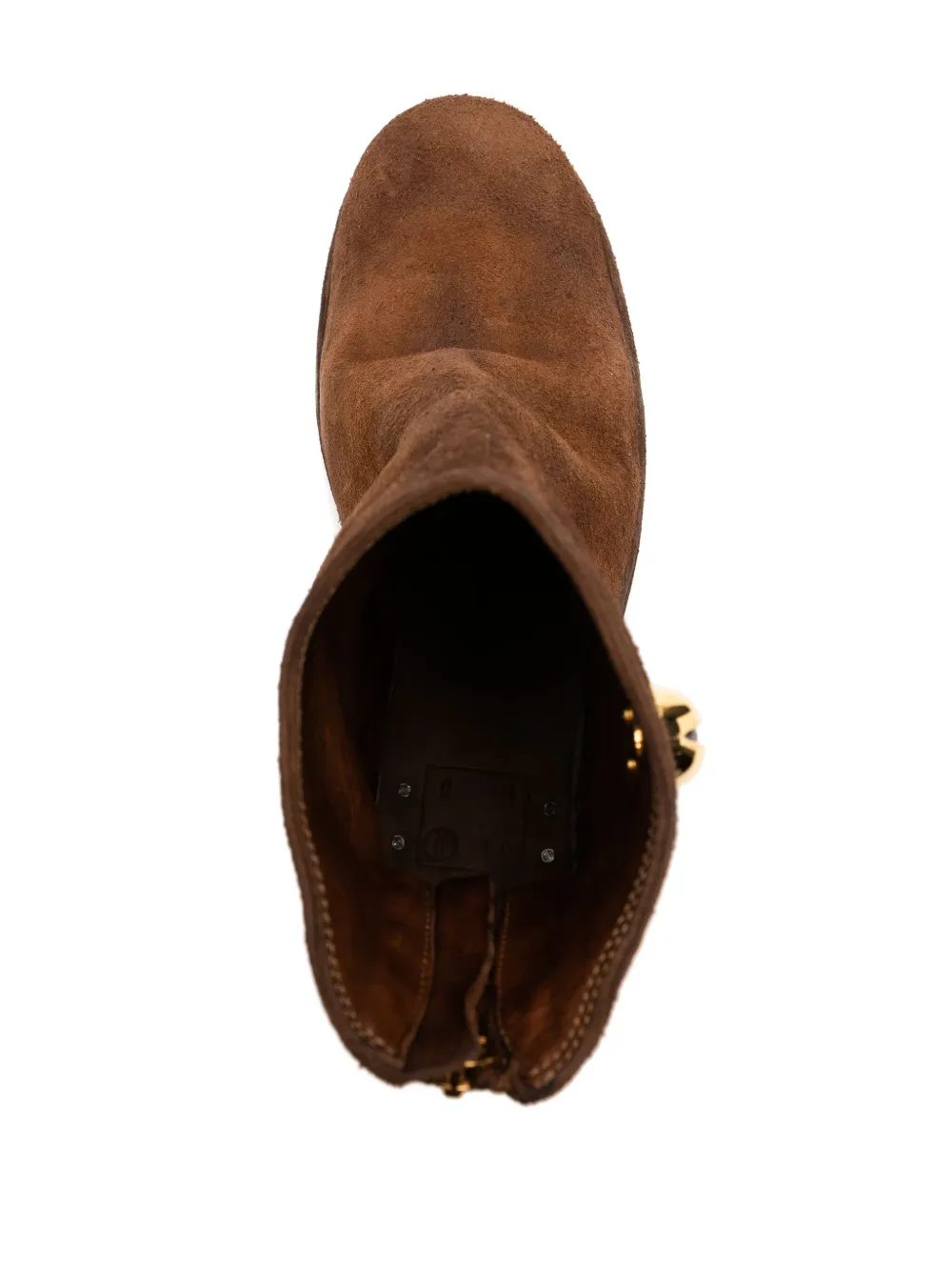 Guidi zip ankle boots Brown