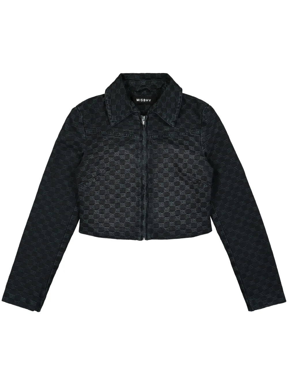 MISBHV jacquard cropped jacket - Black