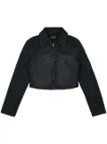 MISBHV jacquard cropped jacket - Black