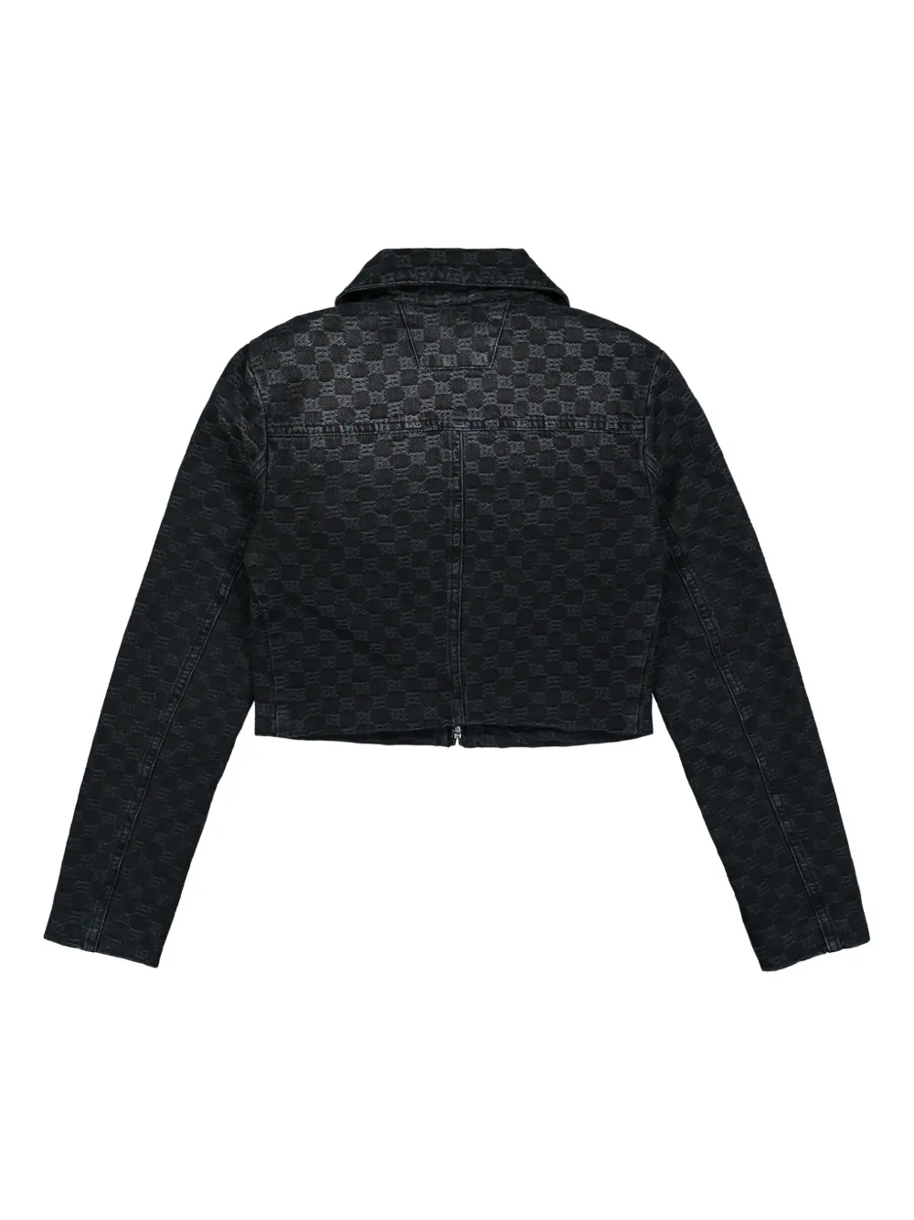 MISBHV Cropped jack met jacquard - Zwart