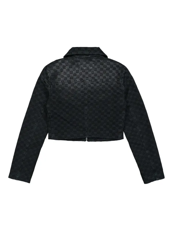 MISBHV Jacquard Cropped Jacket | Black | FARFETCH