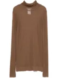 LEMAIRE high-neck sweater - Brown