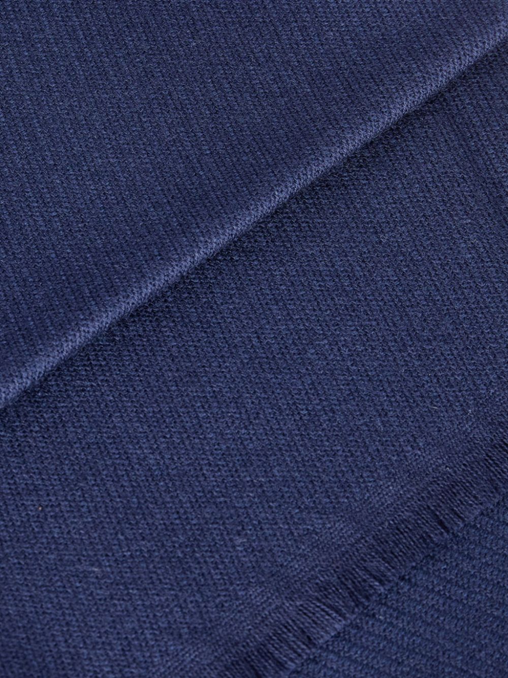 Boggi Milano Geweven wollen sjaal - Blauw