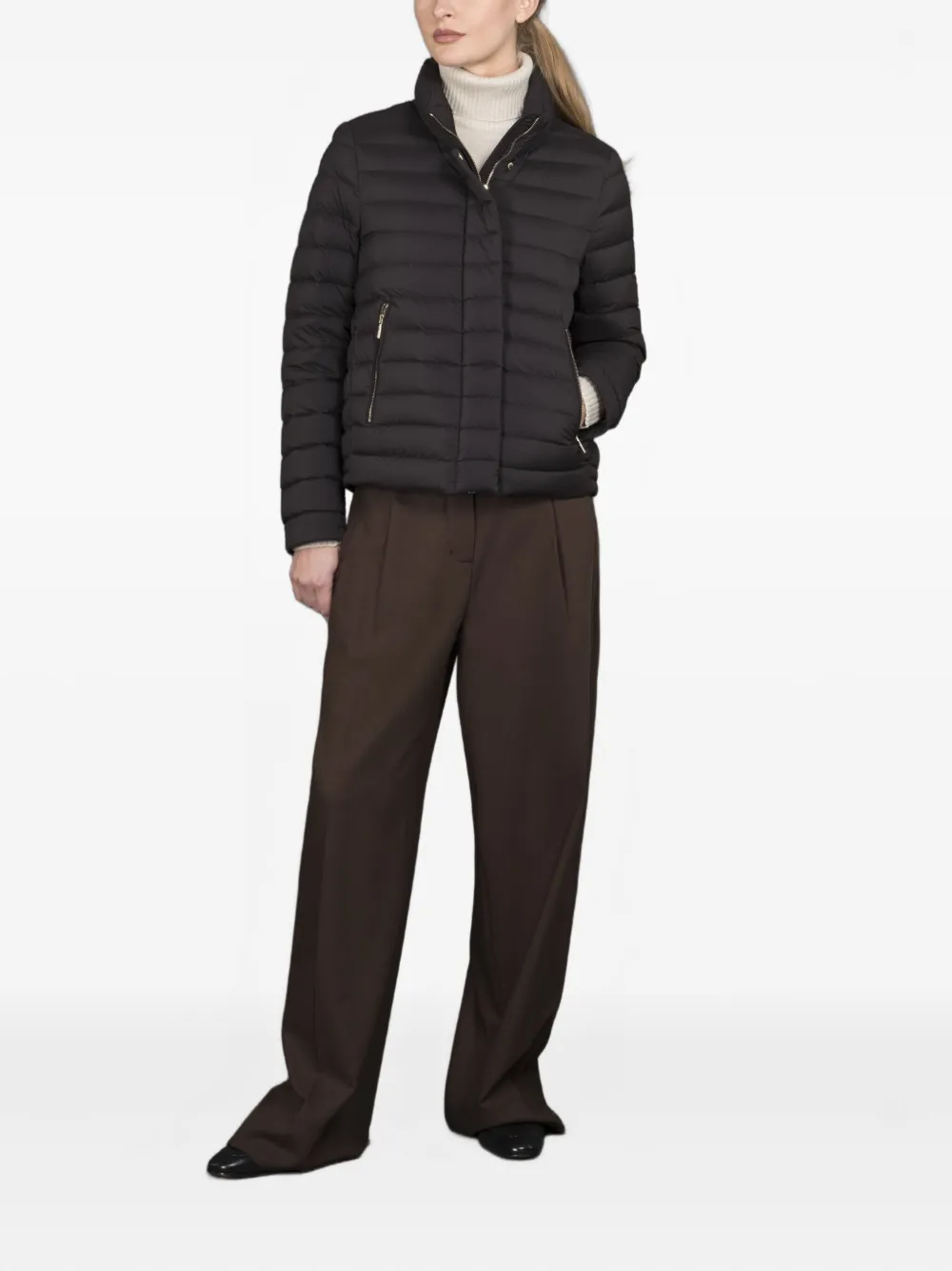 Moorer Minelle-S3 quilted high-neck jacket | Down Jackets | Image 2