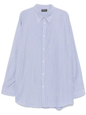 BALENCIAGA ブルーシャツ Balenciaga ストライプ シャツ | ブルー | FARFETCH JP