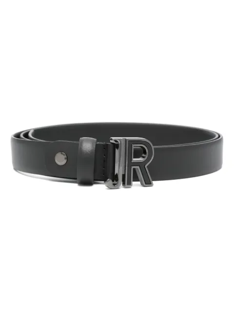 John Richmond logo-buckle belt