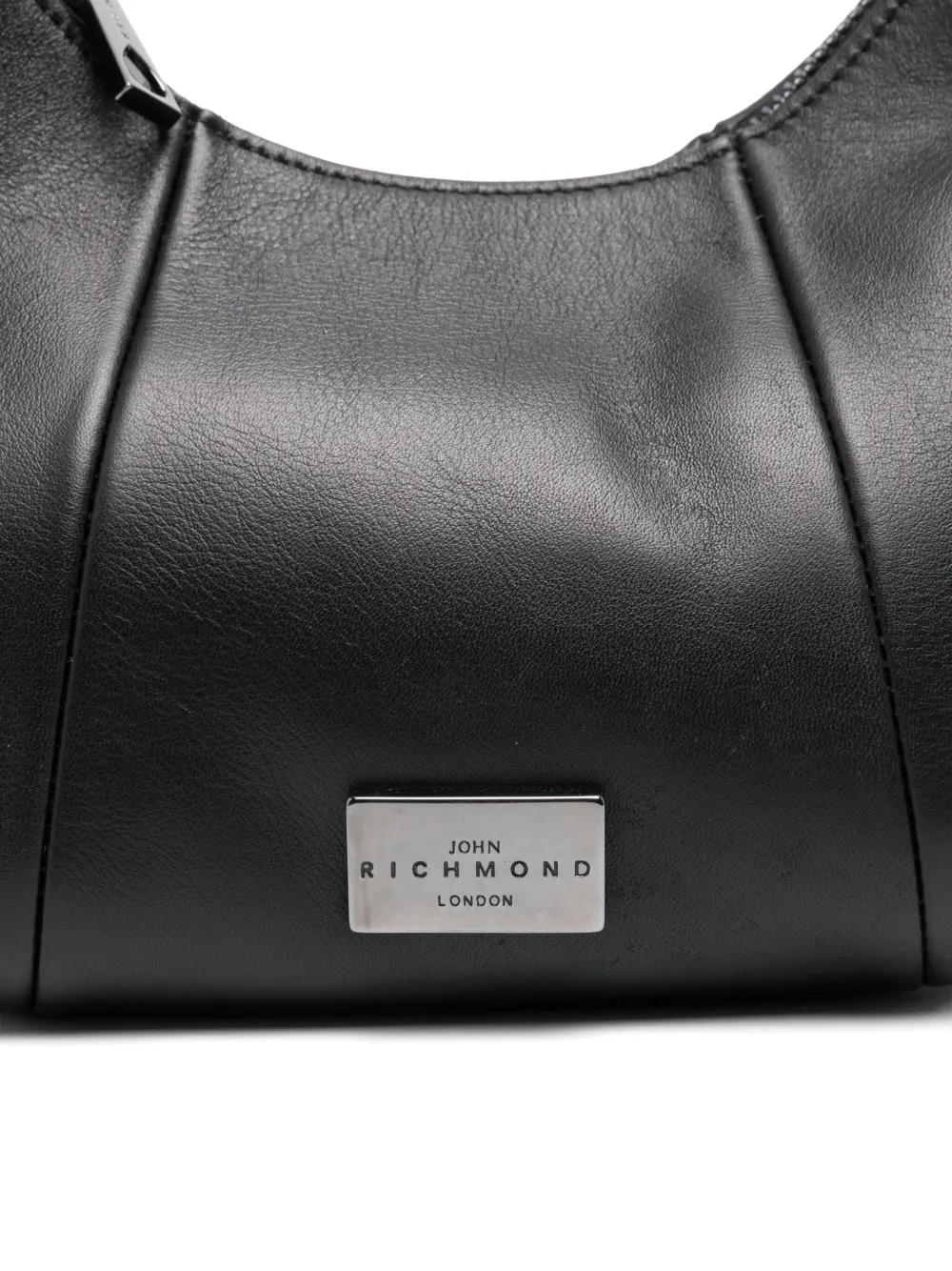 John Richmond ロゴプレート ショルダーバッグ | ブラック