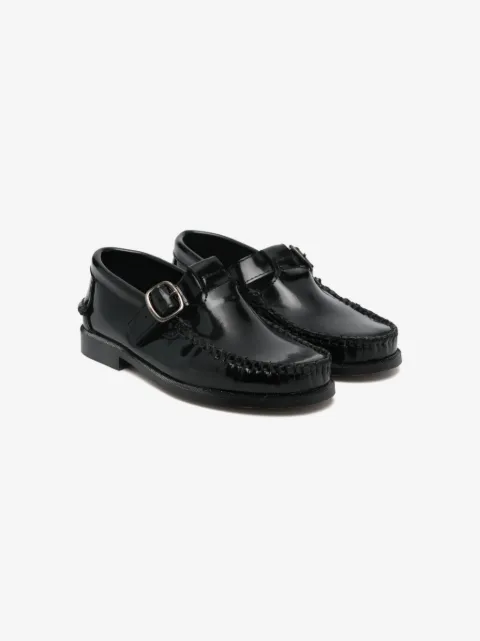 Eli1957 mocasines con acabado de charol