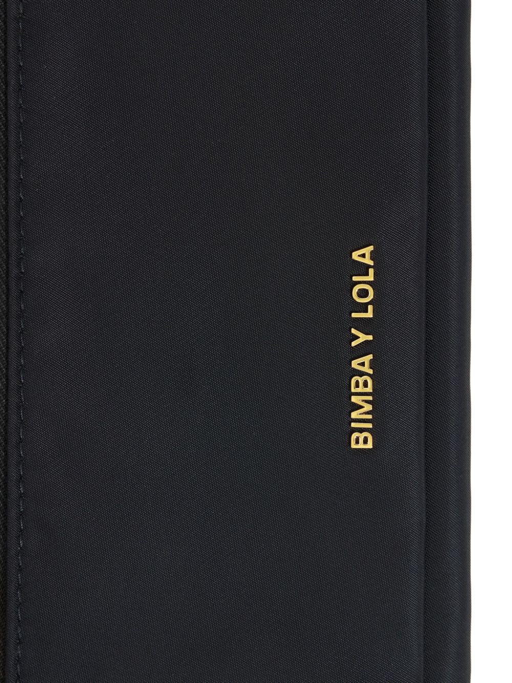 Shop Bimba Y Lola Logo-print Wallet In Black