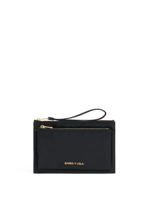 Bimba y Lola logo-print wallet 