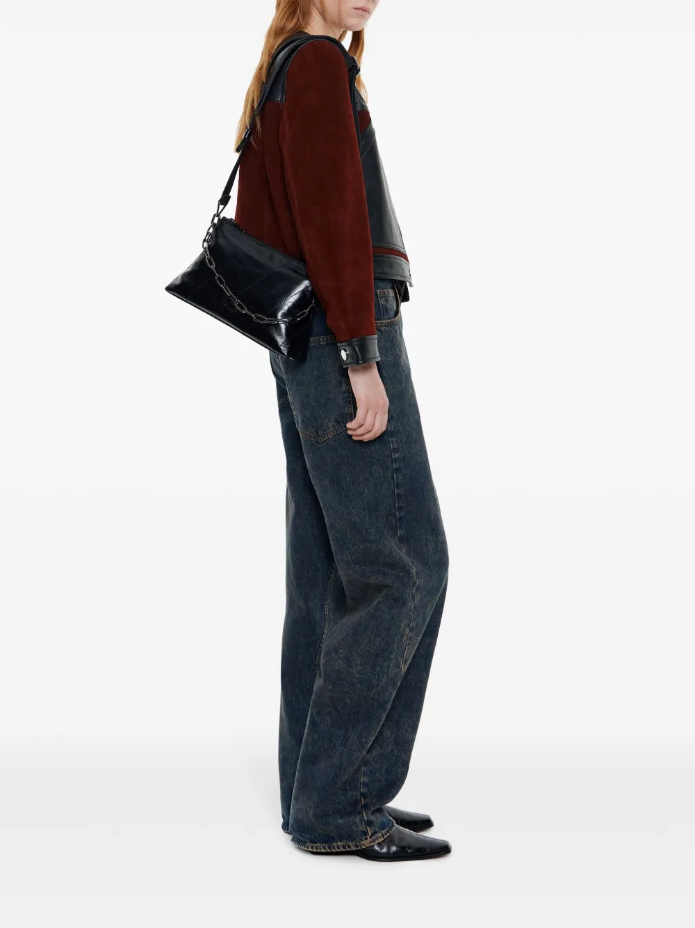 Bimba y Lola Trapezium crossbody bag - Zwart