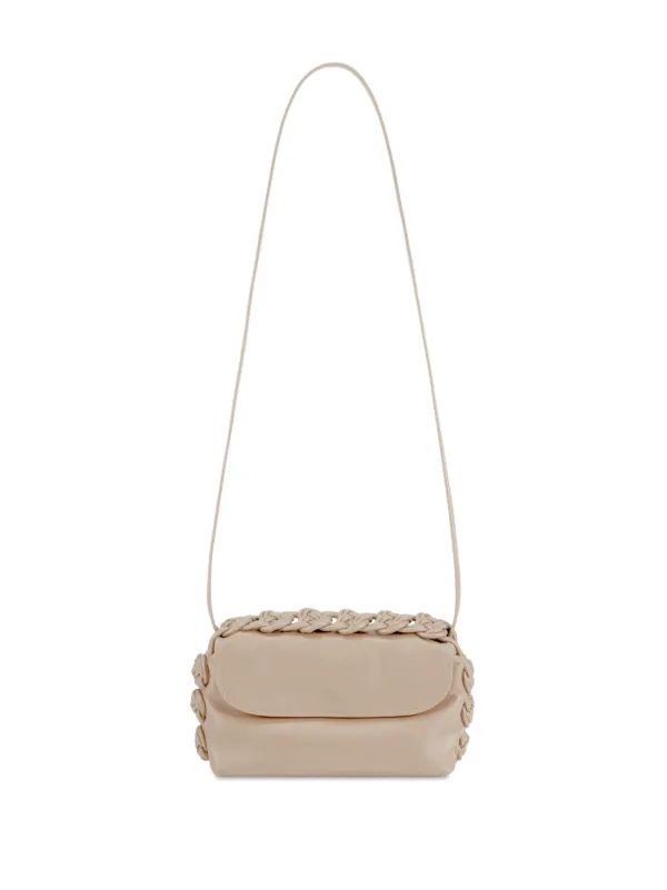 Shanghai Tang Rose Knot Clutch Bag Neutrals FARFETCH IN