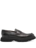 Doucal's leather loafers - Brown