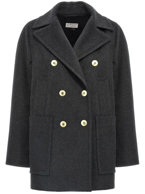 Alberto Biani mélange-effect coat