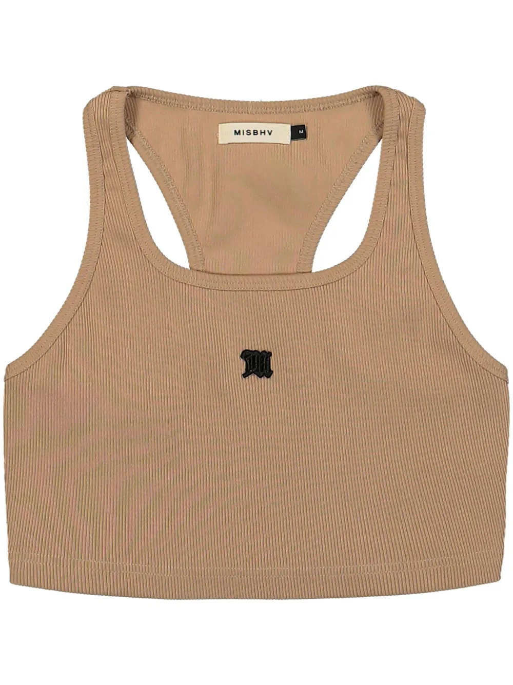 MISBHV cropped M-patch tank top - Neutrals