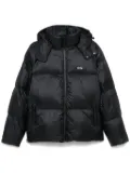 ARTE logo-print puffer jacket - Black