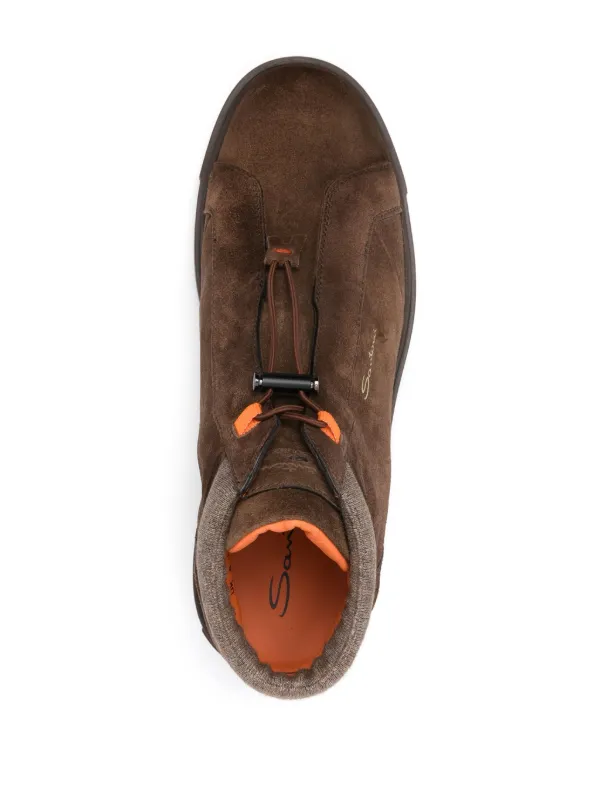 Santoni Suede Boots | Brown | FARFETCH