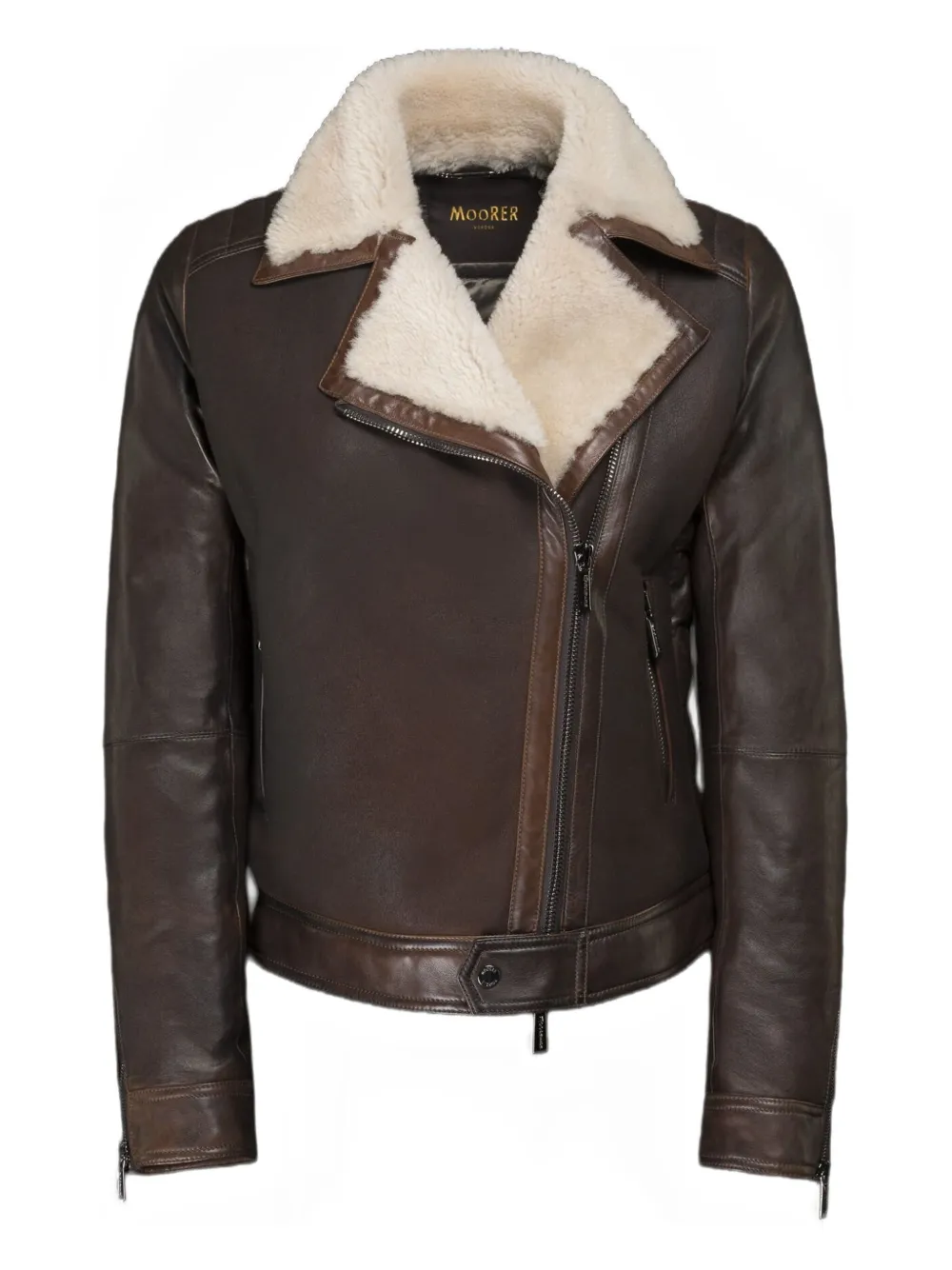 Moorer shearling-leather jacket | Brown | Image 1