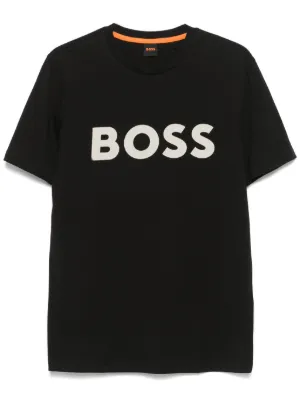 COFFEE BOSS Tシャツ Lサイズ 黒 BOSS グラフィック Tシャツ | ブラック | FARFETCH JP