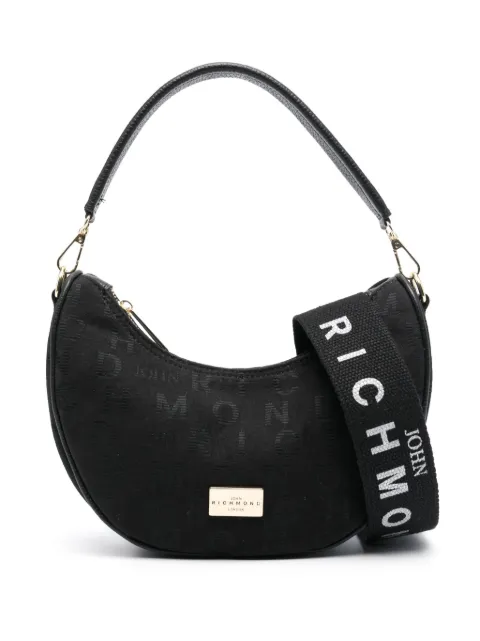 John Richmond monogram jacquard shoulder bag