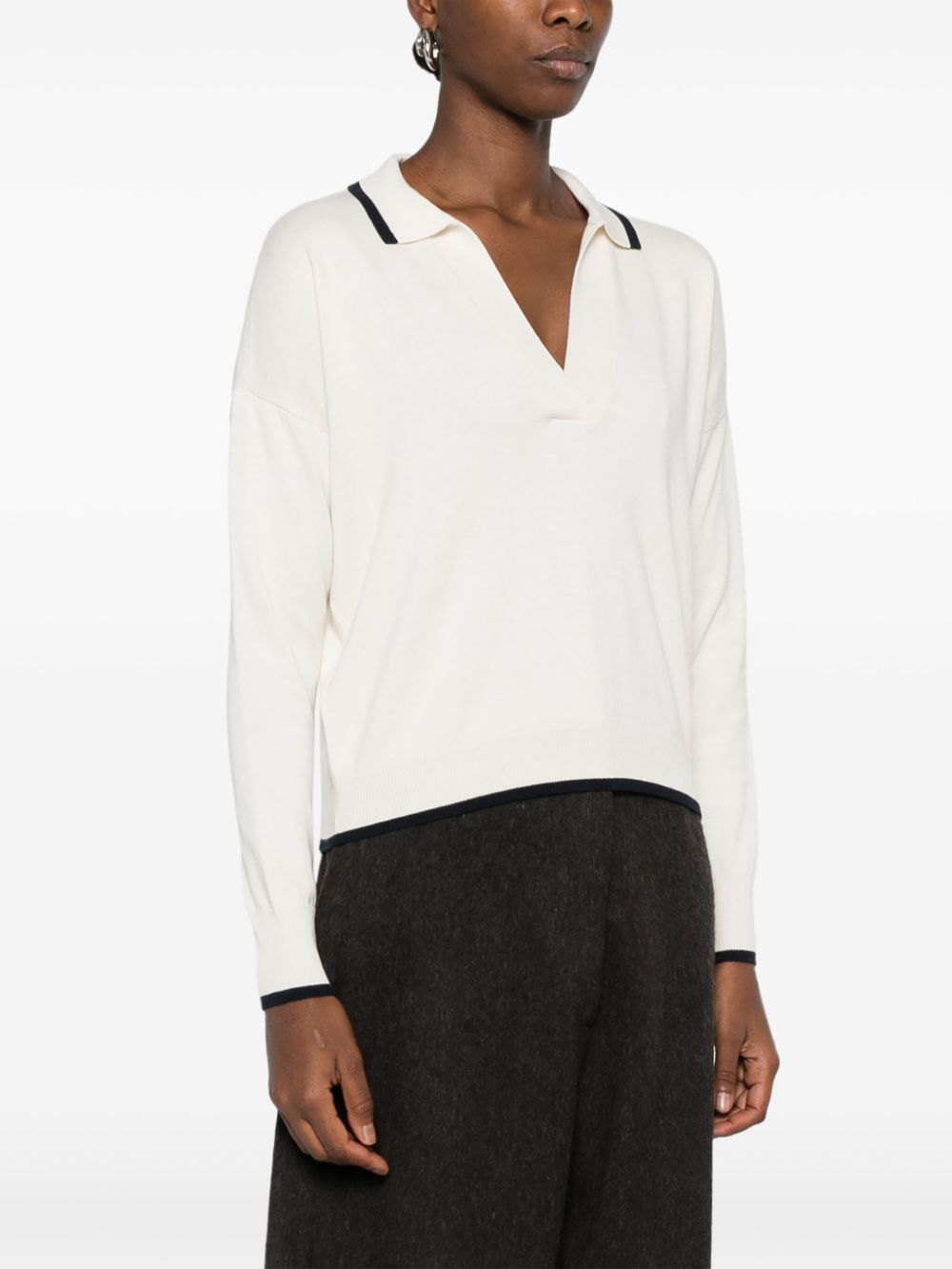 Lauren Ralph Lauren contrasting-trim polo top Women