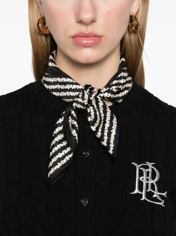 Lauren Ralph Lauren ロゴ カーディガン | ブラック | FARFETCH JP