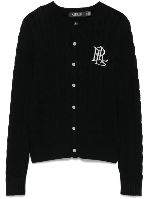 Lauren Ralph Lauren cardigan à logo brodé